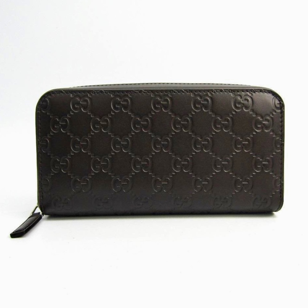 GUCCI Signature Ace GG Logo Calfskin Leather Zip Clutch Wallet Purse brand NEW - Picture 14 of 15